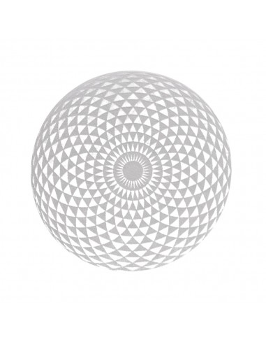 Targa circolare in selenite Geometria