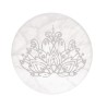 Piastra Circolare di Selenite Fiore Extra