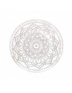 Targa Circolare in Selenite...