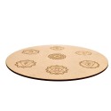 Tablero para Péndulo Chakras de Madera