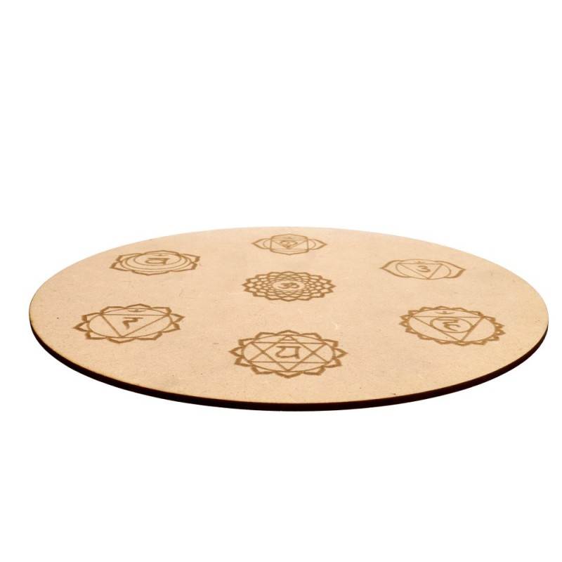 Tabellone per Pendolo Chakra in Legno