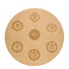 Pêndulo de madeira Chakra Pendulum Board
