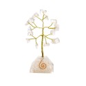 Arbre en quartz avec base en orgonite