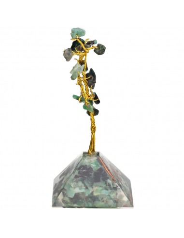 Albero di Smeraldo con Base di Orgonite