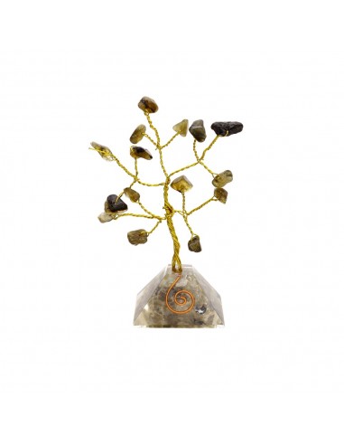 Albero di labradorite con base di...