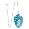 Péndulo de Cuarzo Aqua Aura Azul en Bruto (BRU2)
