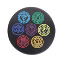Placa de Obsidiana con Simbología de Colores Aleatoria