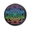 Placa de Obsidiana con Simbología de Colores Aleatoria
