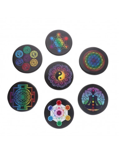 Placa de Obsidiana con Simbología de...