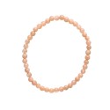 Bracciale in Adularia Sfera Liscia 4mm