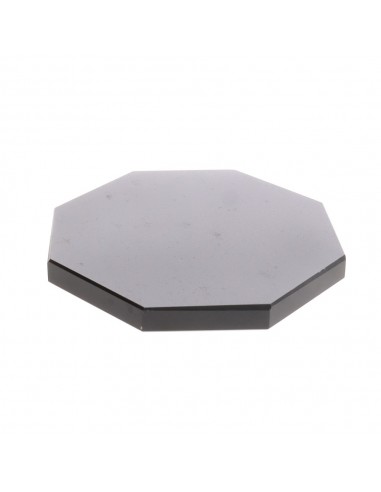 Placa hexagonal de obsidiana com...