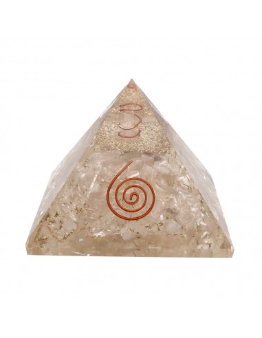 Piramide di Orgonite di Quarzo in...