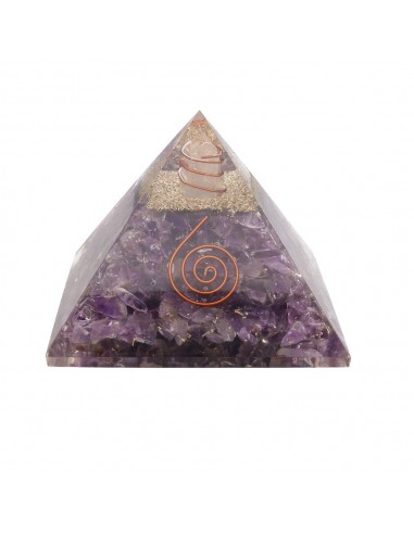 Piramide Orgonita di Ametista in...