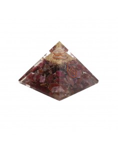 Pyramide d'Orgonite Rubis... 2