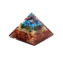 Pyramide de Chakra en Orgonite 5x5cm