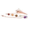Pêndulo Cónico de Cobre com Chakras (COB14)