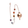 Mermet Copper Pendulum with Chakras (COB19)