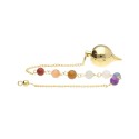 Péndulo Mermet de Bronce con Chakras (BRO26)