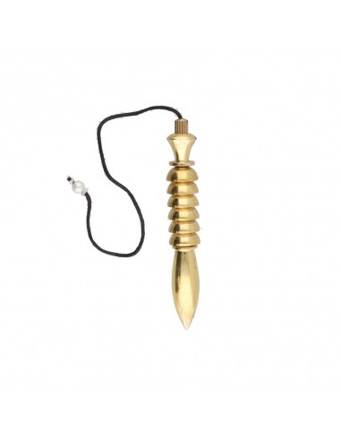 Pendule Karnak en bronze avec corde...