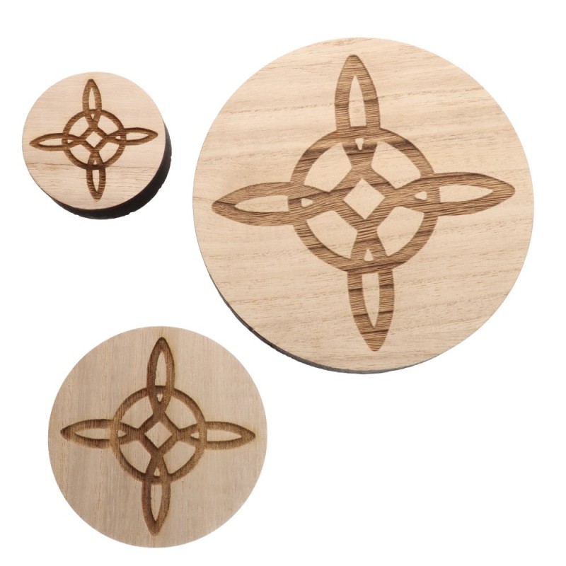 Base Circolare per Altare Nudo di Strega 5.5cm