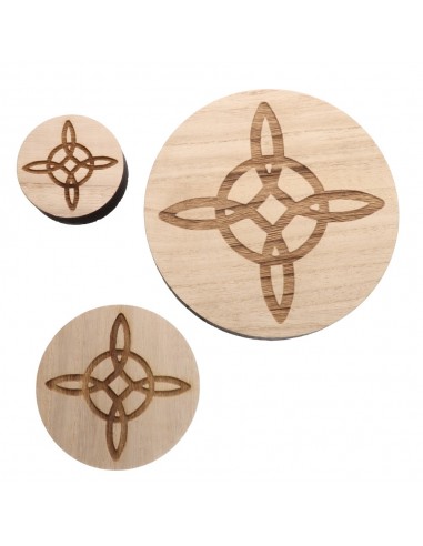 Witch's Knot Circular Altar Base 13cm