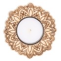 Bougeoir Mandala à fleurs