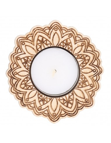 Portacandele Mandala Fiore
