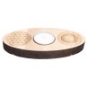 Suporte para vela com limpador mineral