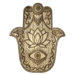 Retablo in Paulownia Mano di Fatima 70cm