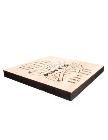 Tabella dei Chakra per Radiestesia...