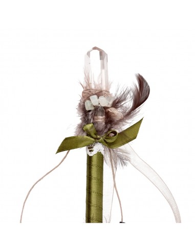 Citrine and Quartz Druse Power Wand...