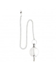 Pendule en quartz blanc...