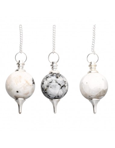 Pendente Mermet in Pietra Lunare con...