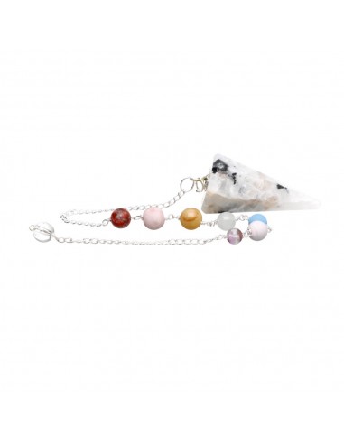 Faceted Moonstone Pendulum with...