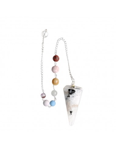 Faceted Moonstone Pendulum with...