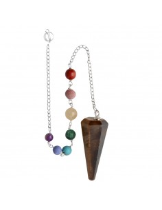Tiger Eye Faceted Pendulum...