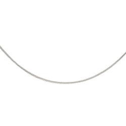 Catena in argento placcato, lunga 53 cm.