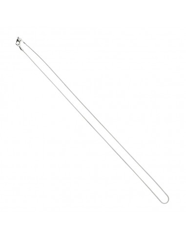 Corrente prateada 53cm
