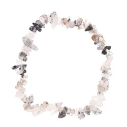 Bracciale Chip Piccolo di Quarzo Turmalinato
