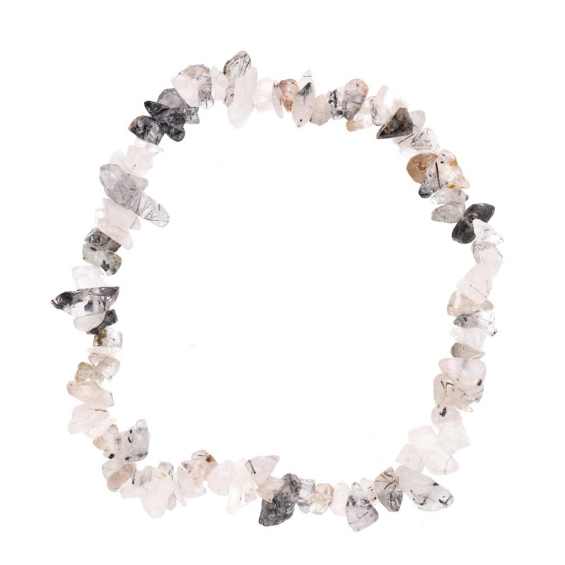 Bracciale Chip Piccolo di Quarzo Turmalinato