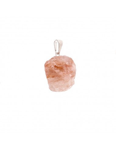 Pendentif en quartz hématoïde brut