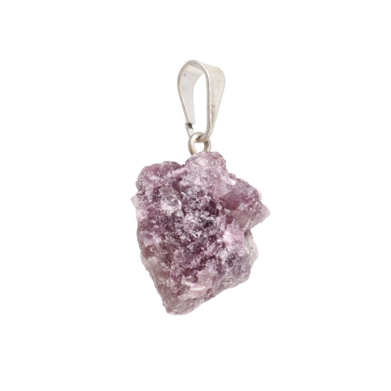 Pendente in Mica Lepidolite Grezza