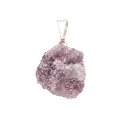Pendente in Mica Lepidolite Grezza