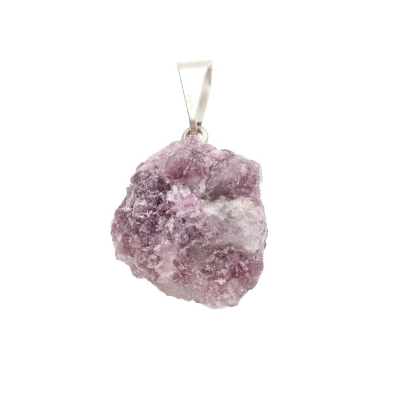 Pendente in Mica Lepidolite Grezza