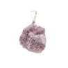 Pendentif en mica lépidolite brut
