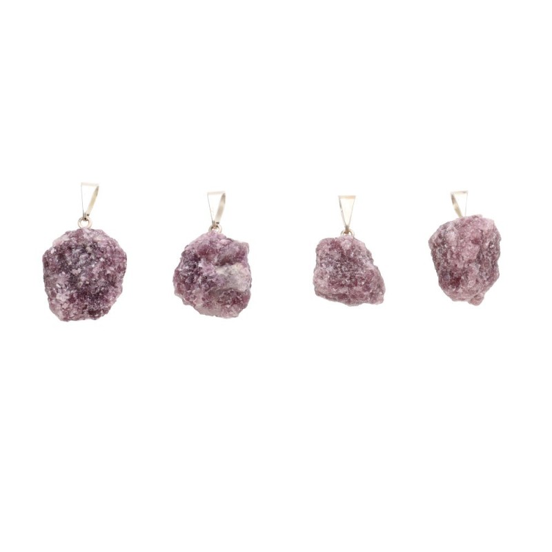 Pendente in Mica Lepidolite Grezza