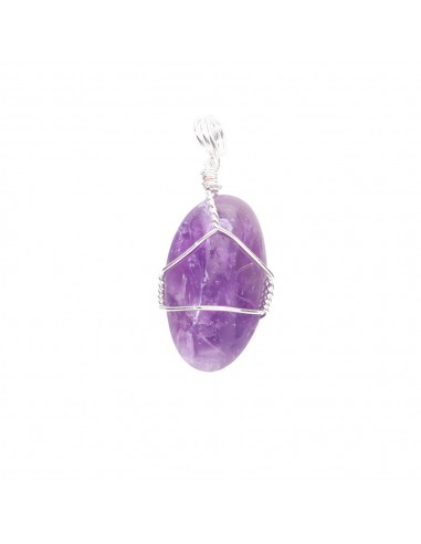 Ciondolo in ametista tonda con...