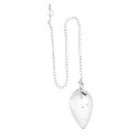 Pêndulo de Quartzo Branco com Flor de Lótus (GOT10)