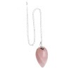 Pêndulo de Quartzo Rosa com Flor de Lótus (PEND236)