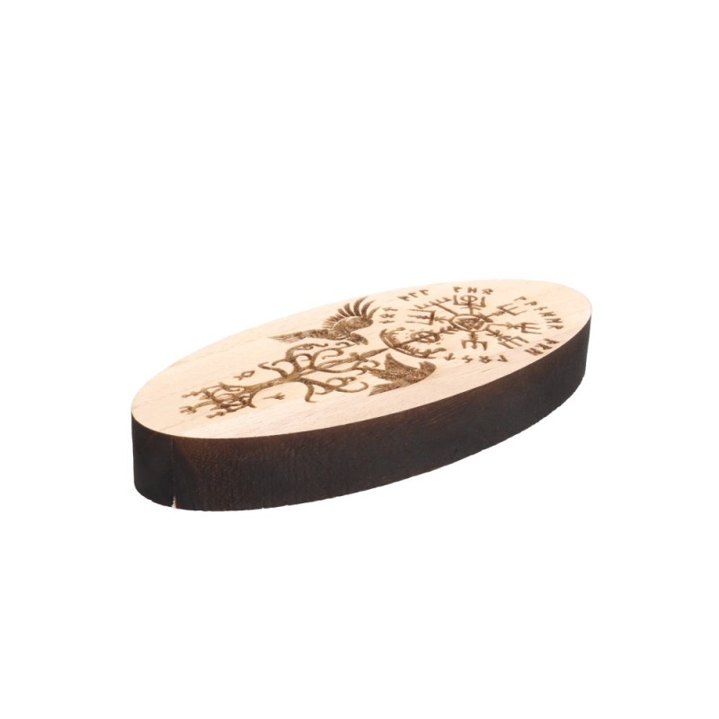 Base Ovale per Altare Vegvisir Vichingo 13cm